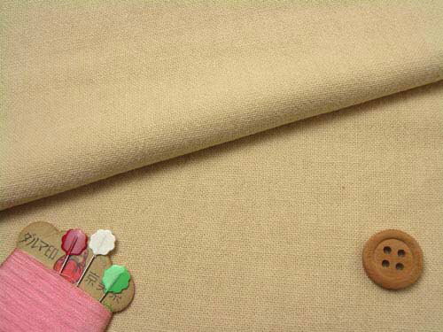 Rakuten - コットン生地・あづみ野木綿(肌色) 10cm単位 切り売り