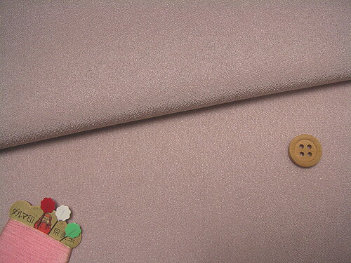 無地一越ちりめん(さくらねず)つまみ細工・手芸向き 10cm単位 切り売り