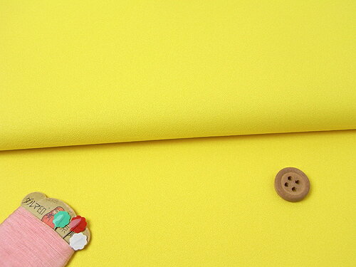 無地ウーリーアムンゼン生地(黄色) 10cm単位 切り売り