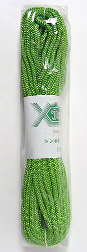江戸打ちひも・太(黄緑) 1m単位 切り売り