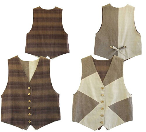 実物大型紙・リバーシブルベスト
