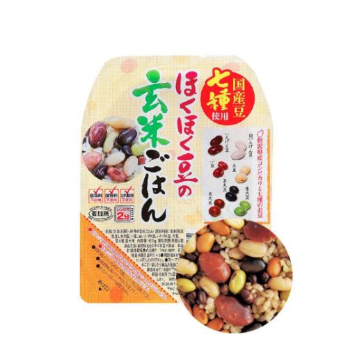 越後製菓　ほくほく豆の玄米ごはん（12個セット）