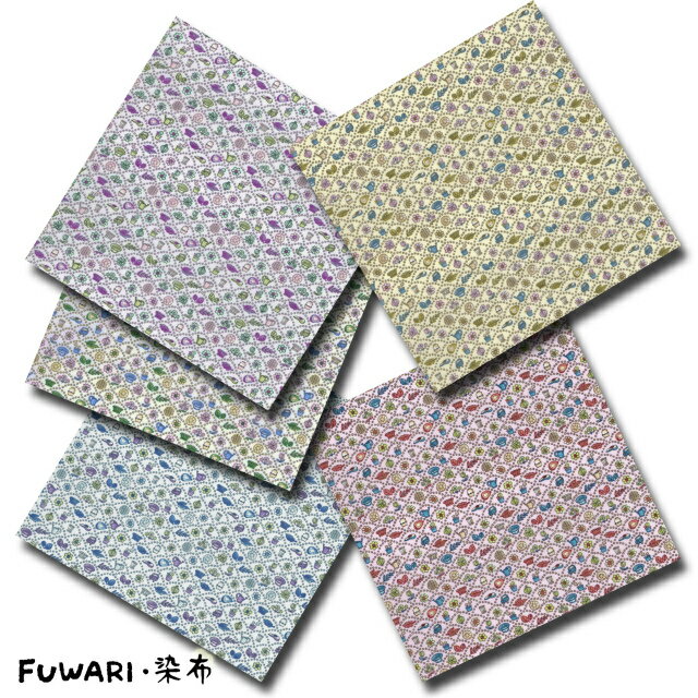Rakuten - FUWARI・染布 シリーズ 1m単位切り売り スケアー プリント 小花3 5色あります 生地 布 布地 スケア 小花 小花柄 花 花柄 パッチワーク かわいい おしゃれ コットン レトロ 布地通販 北欧