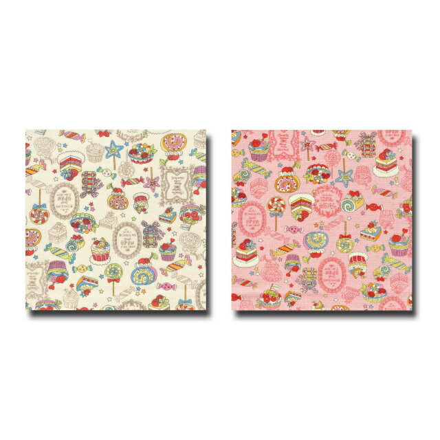 1m単位切り売り オックス プリント 木目調 ケーキ 2色あります 生地 布 布地 布生地 オックスフォード ..