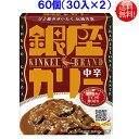 銀座カリー 中辛 180g 60個 （30入×2ケース）明治 レトルト カレー 