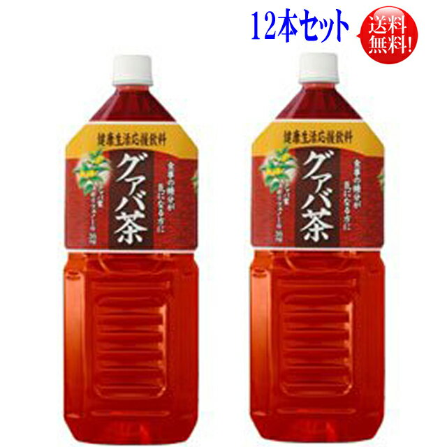 宝積飲料 グァバ茶 2リットルPET12本（6本×2）プリオ　（関西薬品）