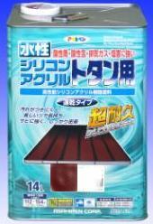 Rakuten - 水性シリコンアクリルトタン用　（茶色系）　14L　＜ローラー付き＞　　　-　アサヒペン　-