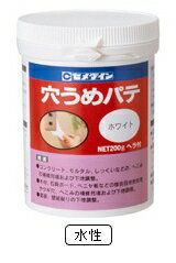 ●特殊ガラスバルーン配合の水性パテです。 ●肉やせがほとんどなく、大きな凹みも一発で埋められます。 ●コンクリート・ベニヤ板・しっくい壁などの凹み、ジョイント部のヒビ割れなどの補修に適しています。 ●屋外にも使え、硬化後は塗装やサンディングができます。　