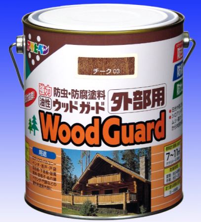 Rakuten - アサヒペン　油性ウッドガード 外部用 1.6L
