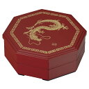 8.0 八角 二段 オードブル重 中華龍【ホーム・パーティ 】【オードブル 中華料理】【キッチン用品】【日本製】【お買い得】