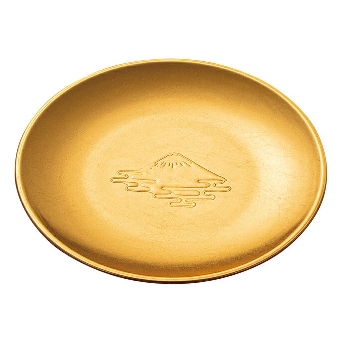 加賀箔工芸　豆皿　富士山【皿　お皿】【和食器】【おめでたい席に】【箔工芸】【海外へのお土産にも】【贈り物にも】【日本製】