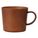 抗菌木目食器 マグカップ ブラウン(抗菌加工)【コップ カップ マグカップ 食器 器 】【ランチ カフェ おしゃれ おうちごはん】【電子レンジ 食器洗い乾燥機対応】【日本製】【お買い得】【積み重ねOK】【大量注文も承ります】【インスタ映え】