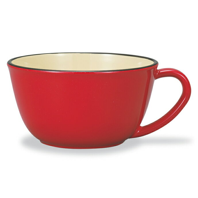 山中塗 和洋スープカップ　ナチュール レッド【スープ】【マグカップ】【カップ コップ】【食器 うつわ】【カフェ】【おしゃれ】【大量注文も承ります】【日本製】【インスタ映え】