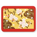 山中塗 漆芸 長角マウスパッド 桜 朱【和風 金箔 マウスパッド インテリア 飾り皿】【海外へのおみやげ】【贈り物 プレゼントにも】【ギフト】【母の日 父の日 ...