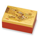 山中塗 アクセサリーBOX (小)箔工芸 千年絵巻【宝石箱 ジュエリーボックス】【小物入れ】【アクセサリー入れ】【お祝い 記念品 内祝】【母の日 敬老の日 誕生日】【和風 】【海外へのおみやげ】【贈り物 プレゼントにも】【日本製】