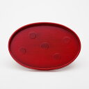 小判盆 根来 水玉 【お盆 トレイ トレー】【楕円型】【 お祝い 内祝 出産祝 快気祝 法事 記念品 その他ギフト全般に 】【ギフト 贈り物 プレゼントに】【ま...