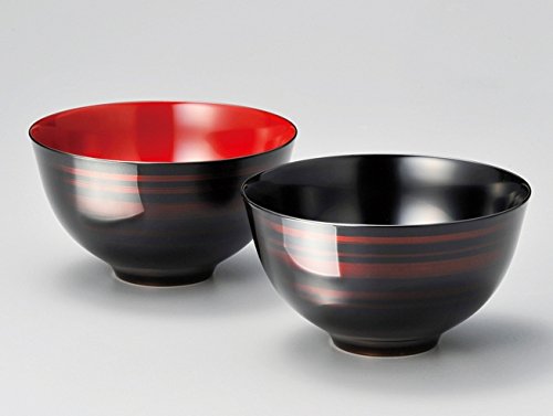 【夫婦椀】木合 越前漆器 夫婦大椀 彩波 白檀 お好み椀 漆塗り お椀 うるしぬり どんぶり ペア椀 結婚祝い 越前塗り おわん 2客【ギフト・内祝い・成人内祝い・結婚内祝い・新築祝い・父の日ギフト・お返し】【楽ギフ_包装選択】【楽ギフ_のし】【楽ギフ_のし宛書】