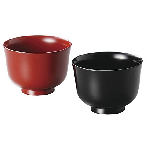 木合 洗浄機対応 越前漆器 夫婦椀 黒・朱 漆塗り お椀 春秋型 ペア椀 結婚祝い 越前塗り 汁椀 おわん 2客【ギフト・内祝い・成人内祝い・結婚内祝い・新築祝...