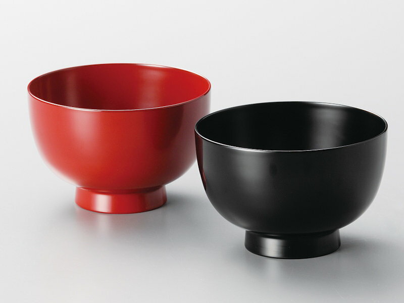 木合 洗浄機対応 越前漆器 夫婦大椀 黒・朱 漆塗り お椀 うるしぬり ペア椀 結婚祝い 越前塗り どんぶり おわん 2客 (大)【ギフト・内祝い・成人内祝い・...