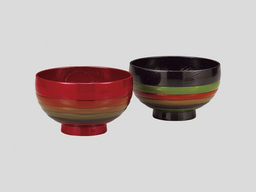 木製 山中漆器 夫婦椀 独楽文様 目ハジキ 朱 黒 漆塗り お椀 くりぬき ペア椀 結婚祝い 天然木 山中塗り 2客【ギフト・内祝い・成人内祝い・結婚内祝い・新...