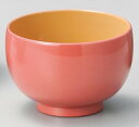 木合 汁椀 越前漆器 お椀 おわん カラー ピンク内白塗り 漆塗り 越前塗り 1個【ギフト】