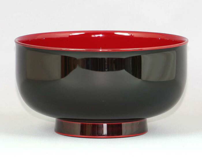 木合 越前漆器 雑煮椀 多用椀 4.5 百合 溜内朱 MR漆塗り 雑煮椀 越前塗り 1客【ギフト】