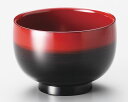 木合 ぼかし塗り 子供汁椀 越前漆器 お椀 おわん 朱 漆塗り 越前塗り 1個【ギフト】