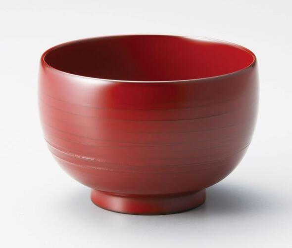 Without Lid - 汁椀 古代塗り 朱 漆塗り お椀 木合 越前漆器 越前塗り 1個