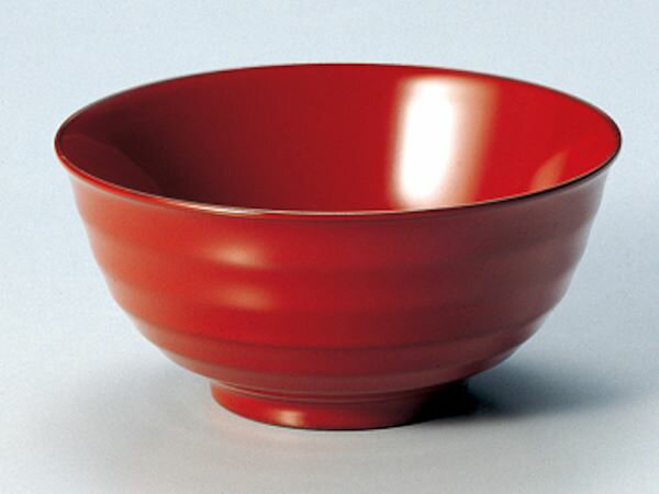 木製 飯椀 越前漆器 お椀 おわん 古代朱塗り 漆塗り くりぬき 越前塗り めし椀 鉋目 1個【ギフト】