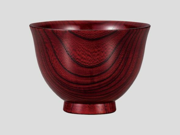 かゆ椀 欅 赤摺り 汁椀 漆塗り 木製 山中漆器 山中塗り けやき くりぬき 1客【ギフト・内祝い・成人内祝い・結婚内祝い・新築祝い・お返し】【楽ギフ_包装選択...