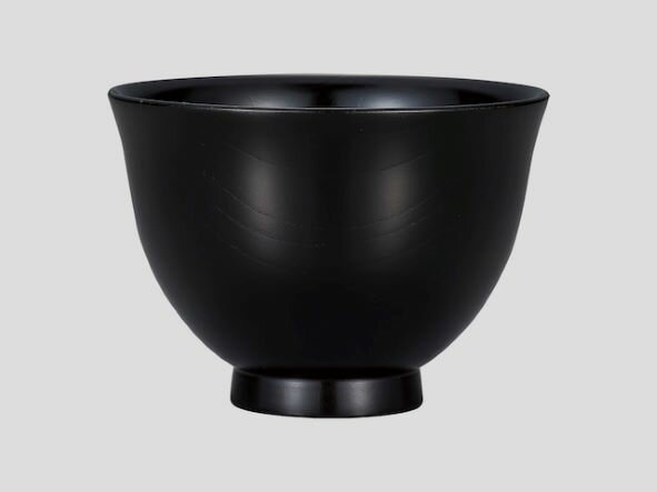 かゆ椀 欅 黒摺り 汁椀 漆塗り 木製 山中漆器 山中塗り けやき くりぬき 1客【ギフト・内祝い・成人内祝い・結婚内祝い・新築祝い・お返し】【楽ギフ_包装選択】【楽ギフ_のし】【楽ギフ_のし宛書】