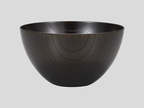 木製 ボウル 4.0 たまゆら 汁椀 山中漆器 黒摺 1客 漆塗り 山中塗り けやき くりぬき【ギフト・内祝い..