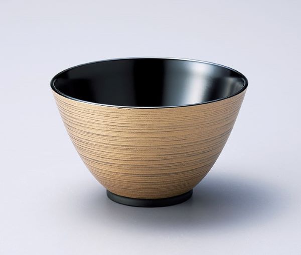 越前漆器 多用大椀 金刷毛目 黒 お椀 越前塗り お好み椀 大椀 1客 【ギフト・内祝い・成人内祝い・結婚内祝い・新築祝い・父の日ギフト・お返し】【楽ギフ_包装選択】【楽ギフ_のし】【楽ギフ_のし宛書】