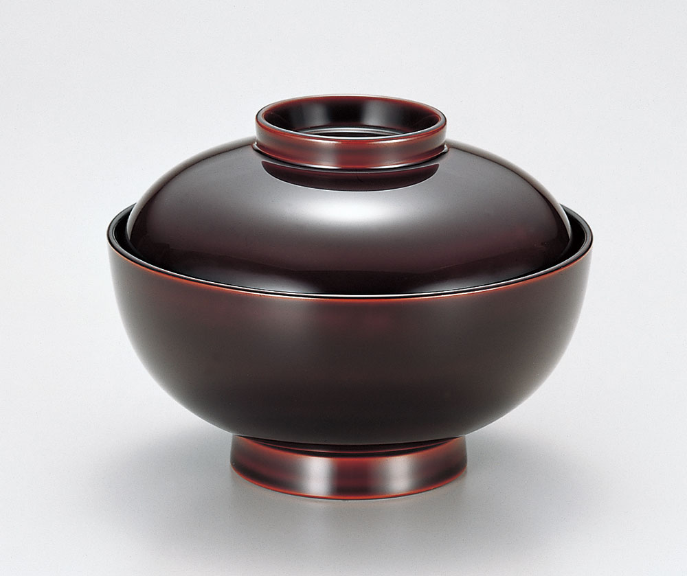 木合 越前漆器 お雑煮椀 5客 漆塗り 溜塗り 越前塗り お椀 蓋付き 煮物椀【ギフト・内祝い・成人内祝い・結婚内祝い・新築祝い・お返し】【楽ギフ_包装選択】【...