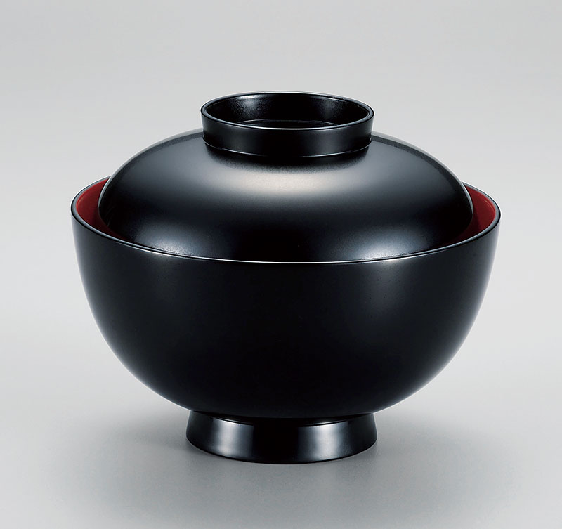 木製 越前漆器 お雑煮椀 1客 漆塗り 黒内朱塗り 越前塗り お椀 蓋付き 煮物椀【ギフト・内祝い・成人内祝い・結婚内祝い・新築祝い・お返し】【楽ギフ_包装選択...