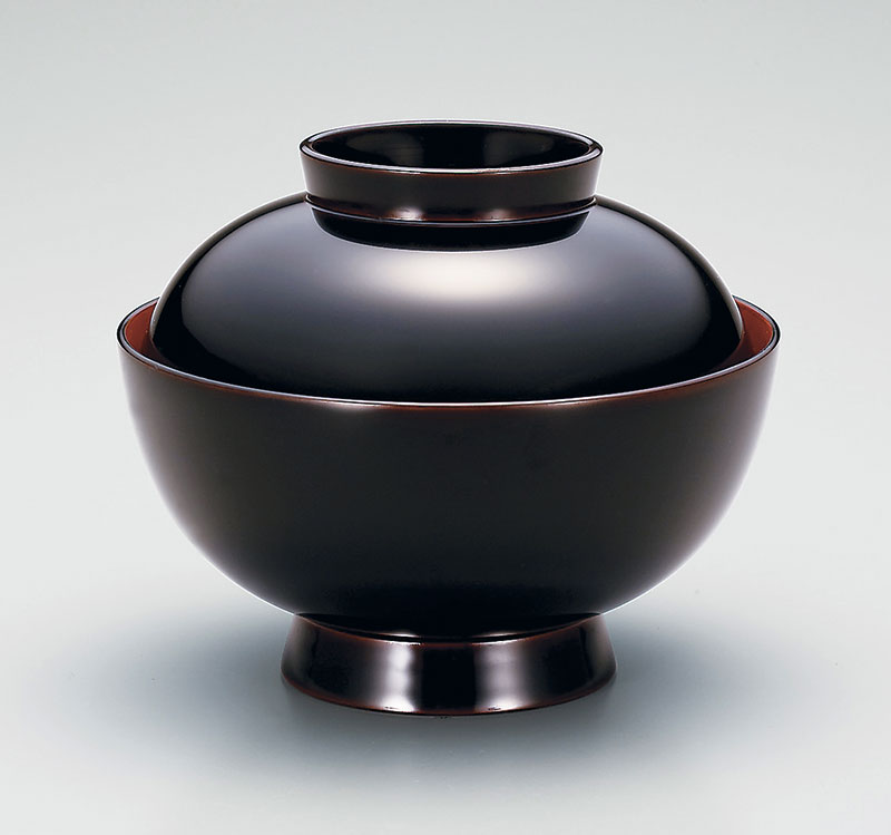 木製 越前漆器 お雑煮椀 1客 漆塗り 溜内朱塗り 越前塗り お椀 蓋付き 煮物椀【ギフト・内祝い・成人内祝い・結婚内祝い・新築祝い・お返し】【楽ギフ_包装選択...