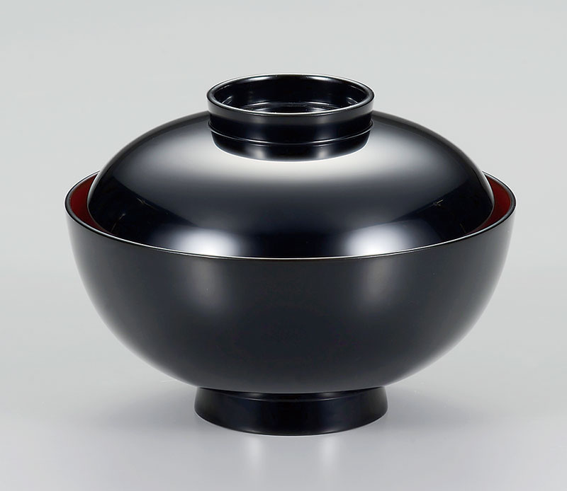 木製 越前漆器 お雑煮椀 1客 漆塗り 黒内朱塗り 越前塗り お椀 蓋付き 煮物椀【ギフト・内祝い・成人内祝い・結婚内祝い・新築祝い・お返し】【楽ギフ_包装選択...