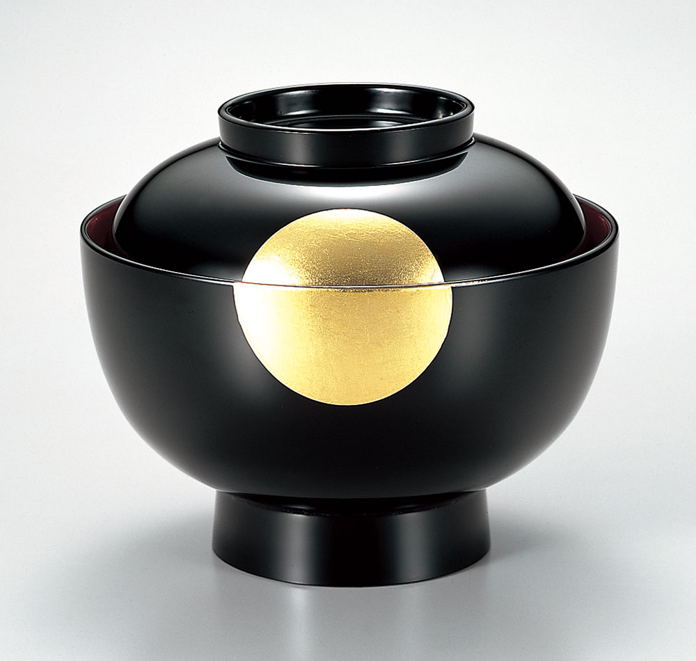 木合 越前漆器 お雑煮椀 1客 漆塗り 黒内朱塗り よろこび 蒔絵 越前塗り お椀 蓋付き 煮物椀【ギフト・内祝い・成人内祝い・結婚内祝い・新築祝い・お返し】【...