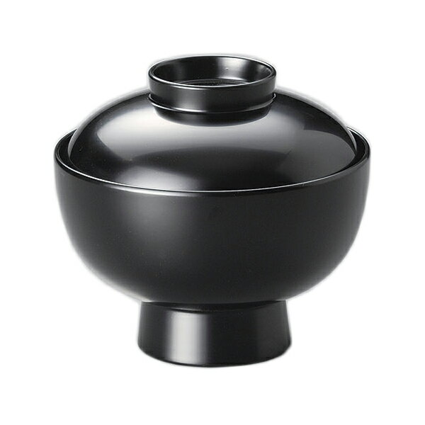 木合 漆塗り 越前漆器 お好み椀 お雑煮椀 煮物椀 お椀 おわん 蓋付き 1客 総黒塗り 越前塗り 1個 洗浄機対応【ギフト】【楽ギフ_包装選択】【楽ギフ_のし...