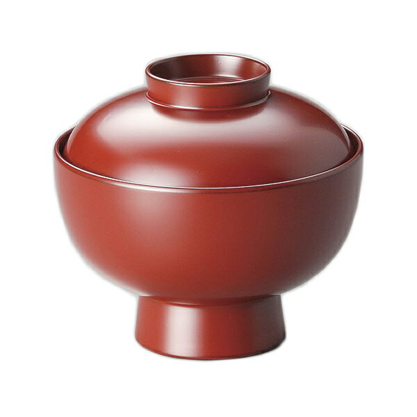 木合 漆塗り 越前漆器 お好み椀 お雑煮椀 煮物椀 お椀 おわん 蓋付き 1客 総朱塗り 越前塗り 1個 洗浄機対応【ギフト】【楽ギフ_包装選択】【楽ギフ_のし...