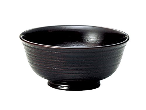 木製 飯椀 中 越前漆器 お椀 おわん 荒筋 溜塗り 漆塗り くりぬき 越前塗り めし椀 1個【ギフト】