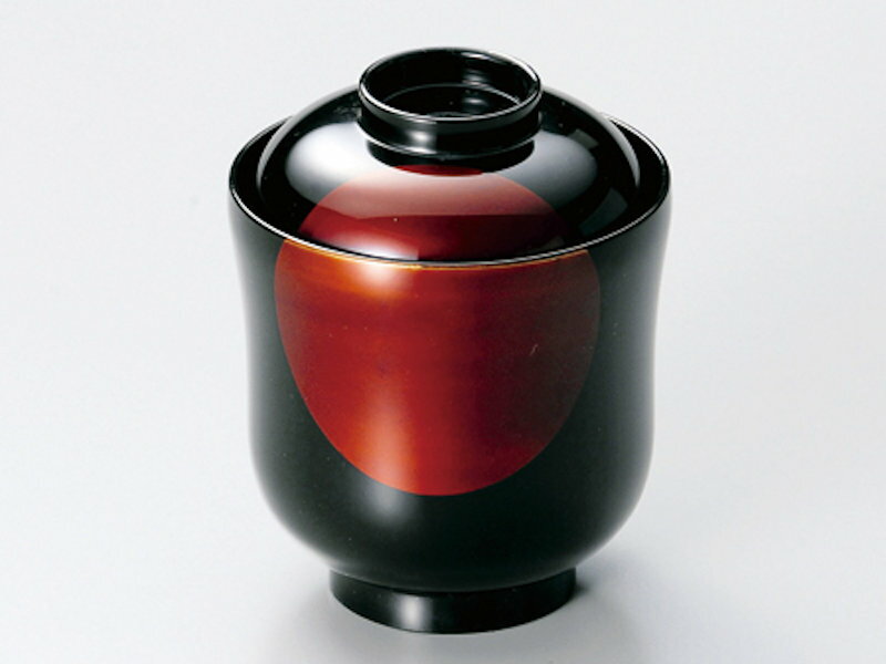 木合 越前漆器 お吸物椀 1客 溜内黒塗り 漆塗り 日月 白檀 お椀 おわん 越前塗り 蓋付き 小吸物椀【ギフト・内祝い・成人内祝い・結婚内祝い・新築祝い・お返し】【楽ギフ_包装選択】【楽ギフ_のし】【楽ギフ_のし宛書】