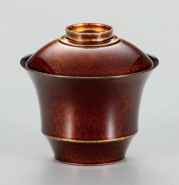 小吸椀 木合 越前漆器 小吸物椀 5客 漆塗り 似たり貫入 白檀 朝顔型 越前塗り お椀 蓋付き 【ギフト・内祝い・成人内祝い・結婚内祝い・新築祝い・お返し】【...