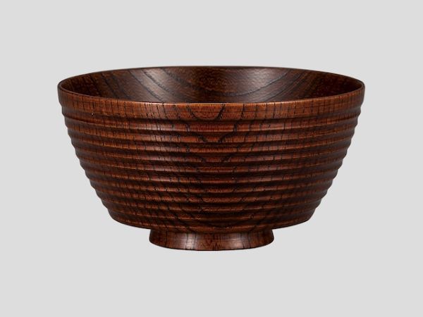飯椀 筋入 茶摺り 拭き漆塗り 木製 山中漆器 山中塗り けやき 1客【ギフト・内祝い・成人内祝い・結婚内祝い・新築祝い・お返し】【楽ギフ_包装選択】【楽ギフ_のし】【楽ギフ_のし宛書】