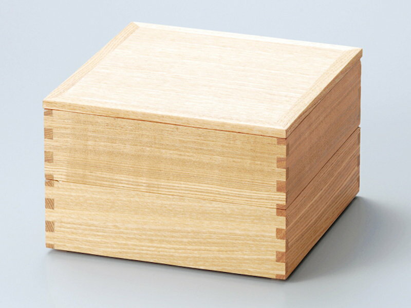 和食器 木製 白木塗 6.0寸 二段重箱 越前漆器 内朱 2段重箱 越前塗り【おしゃれ かわいい 】【ギフト】【楽ギフ_包装選択】【楽ギフ_のし】【楽ギフ_のし...