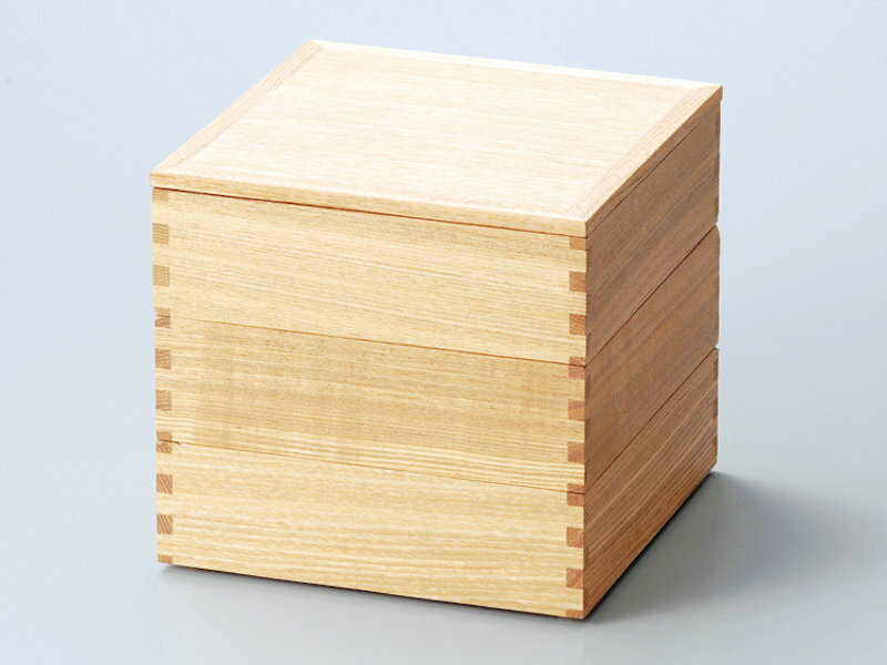 和食器 木製 白木塗 6.0寸 三段重箱 越前漆器 内朱 3段重箱 越前塗り【おしゃれ かわいい】【ギフト】【RCP】【楽ギフ_包装選択】【楽ギフ_のし】【楽ギ...