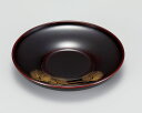 木製 越前漆器 茶托 4.3寸 5枚組 溜塗り 華松 漆塗り 沈金 越前塗り【ギフト】【楽ギフ_包装選択】【楽ギフ_のし】【楽ギフ_のし宛書】
