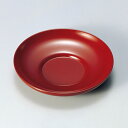 木合 越前漆器 茶托 4寸 5枚組 古代朱塗り 漆塗り だるま型 越前塗り【ギフト】【楽ギフ_包装選択】【楽ギフ_のし】【楽ギフ_のし宛書】