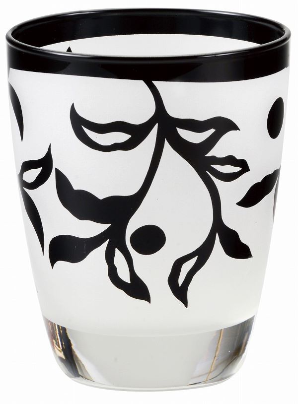 ガラス 漆彫刻 ティアラグラス 会津塗り 漆塗り 黒 1個【ギフト・内祝い・成人内祝い・結婚内祝い・新..