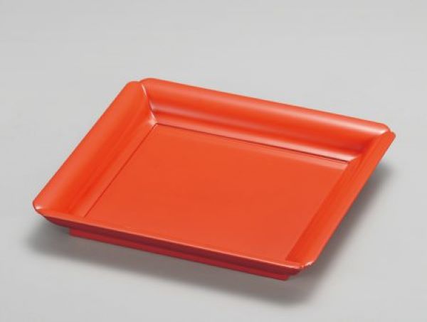 木製 越前漆器 盛皿 若狭盆 朱 漆塗り お皿 越前塗り 天然木 1枚【ギフト・内祝い・成人内祝い・結婚内祝い・新築祝い・お返し】【楽ギフ_包装選択】【楽ギフ_のし】【楽ギフ_のし宛書】